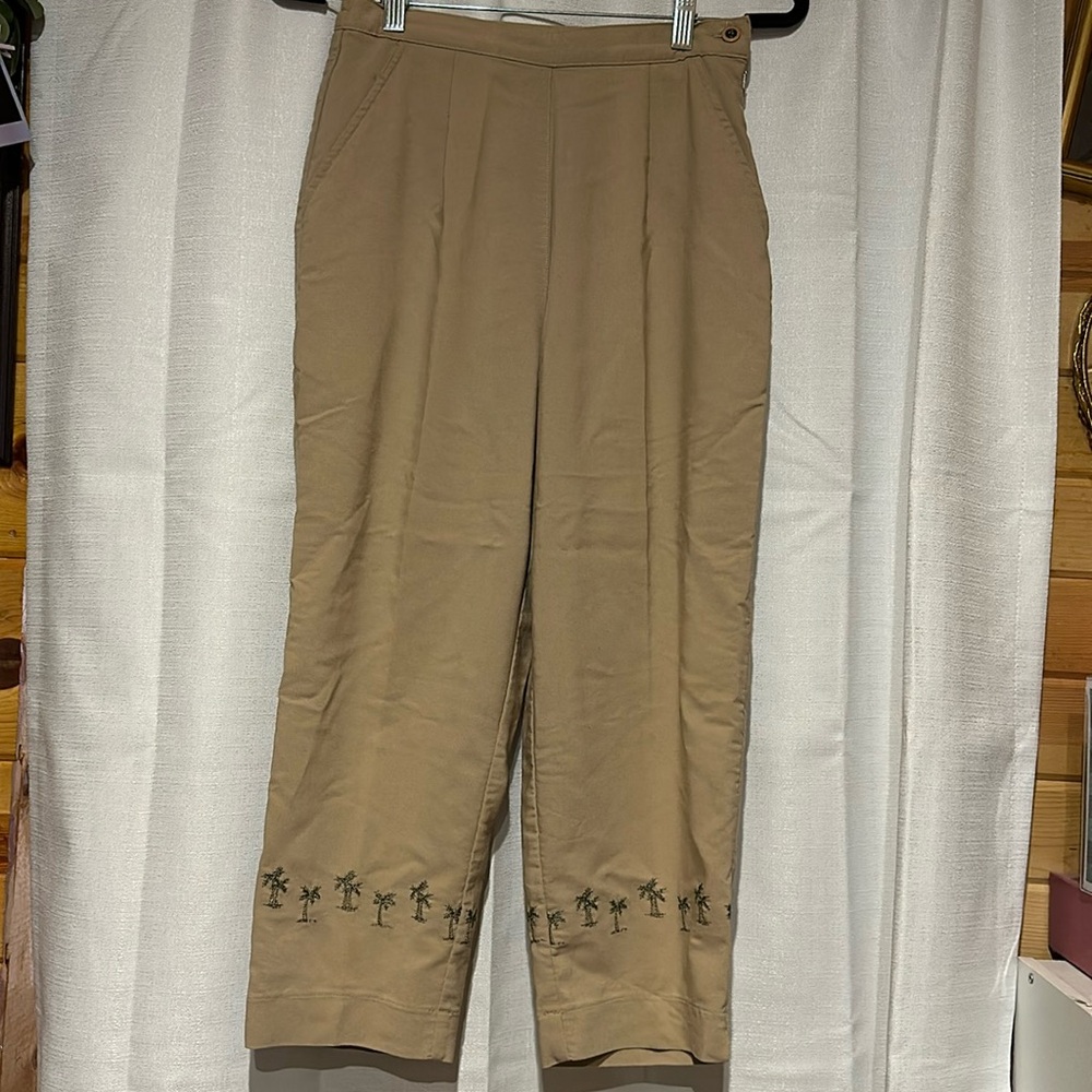 Vintage palm tree pants